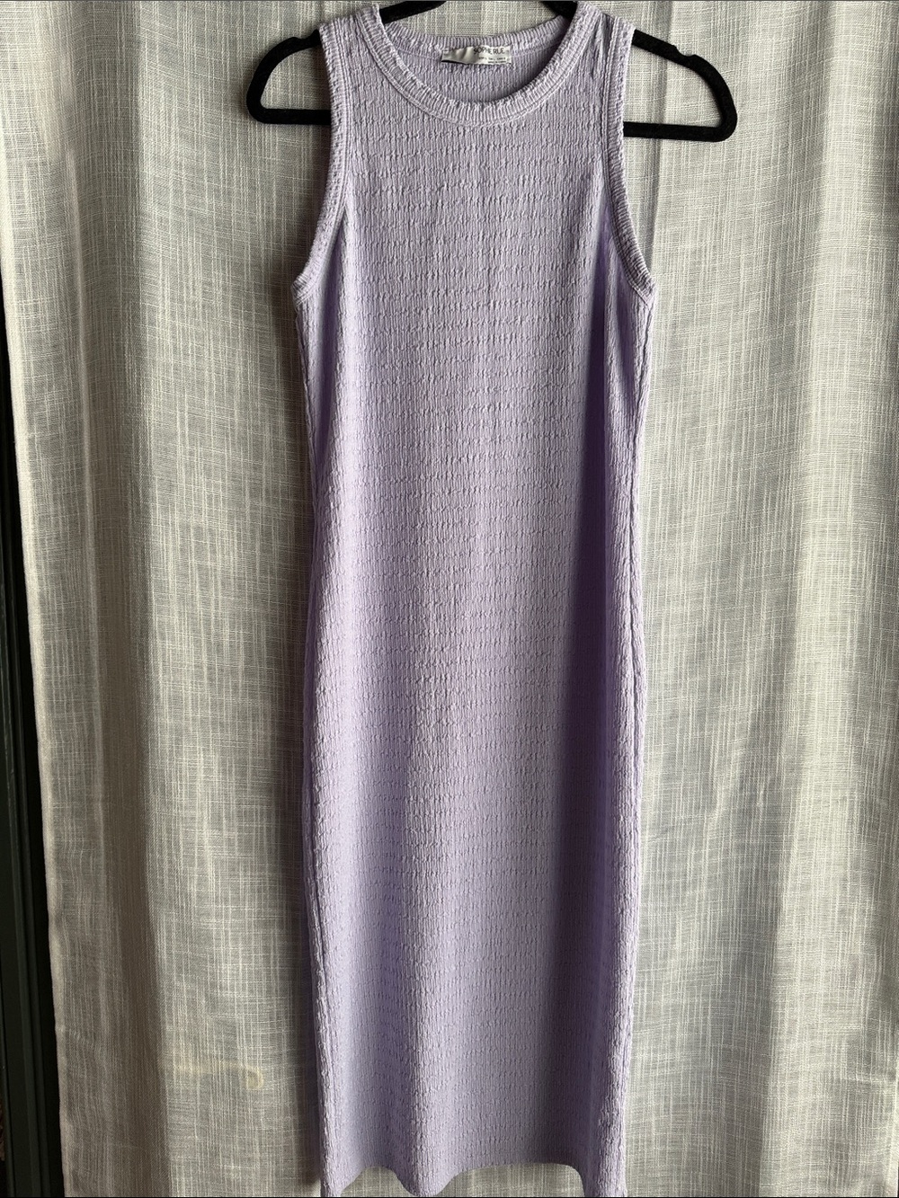Sophie Rue Lilac Ribbed Tank Midi Dress
